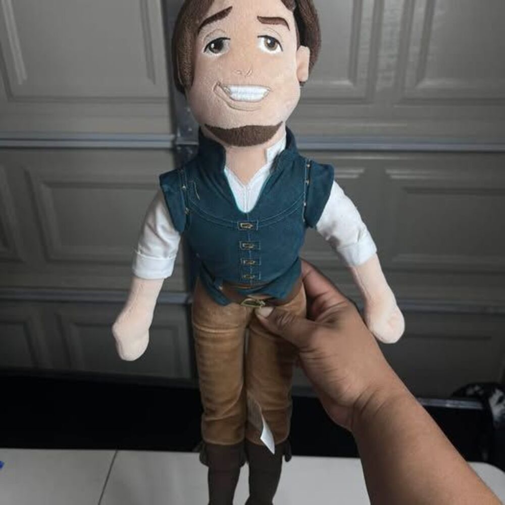 Disney Store Flynn Rider Tangled Plush Doll